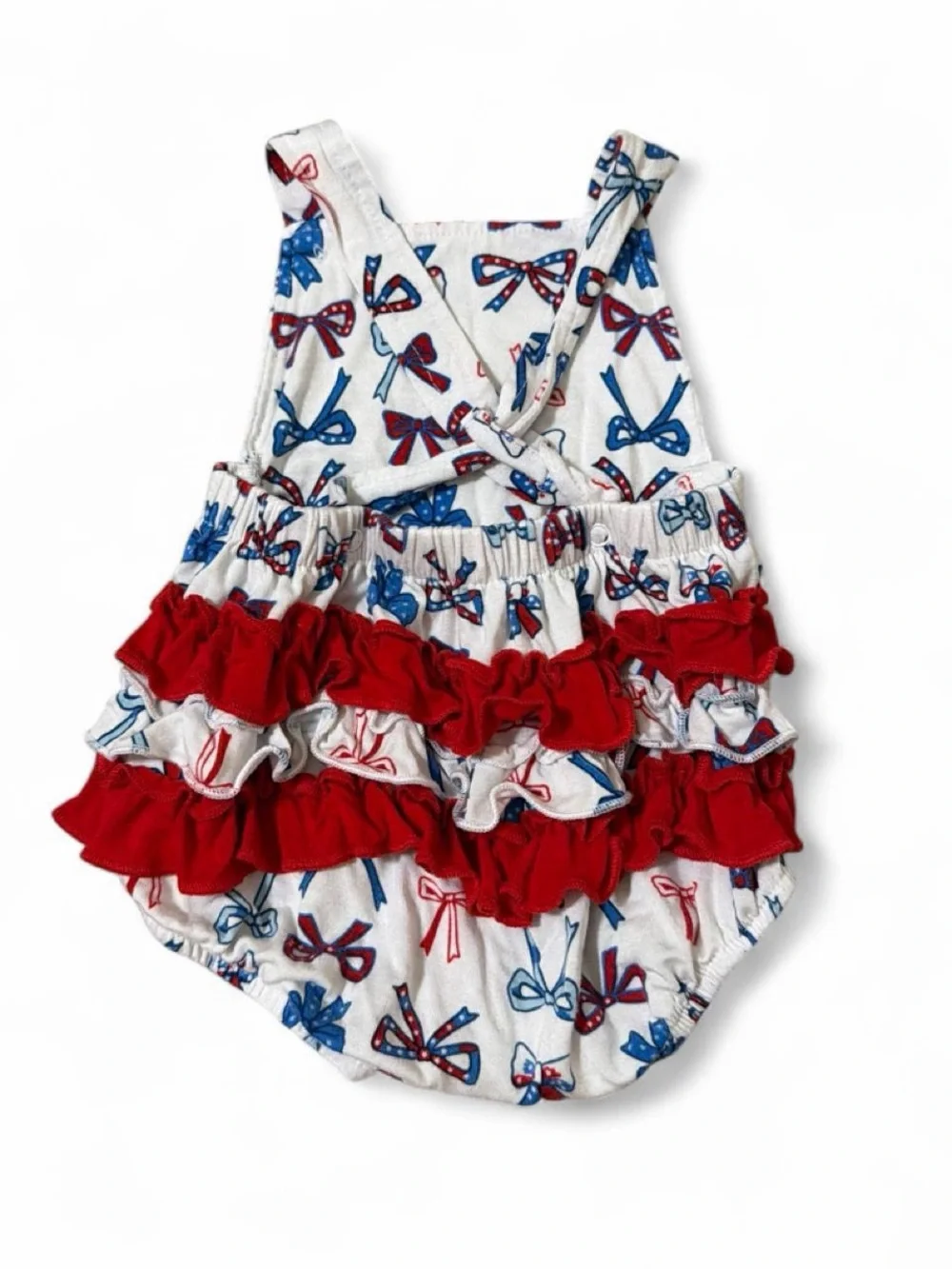 Milkberry Baby Bow-Print One-Piece Romper